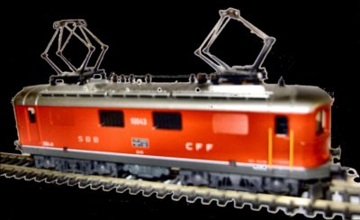 Red SBB CFF loco