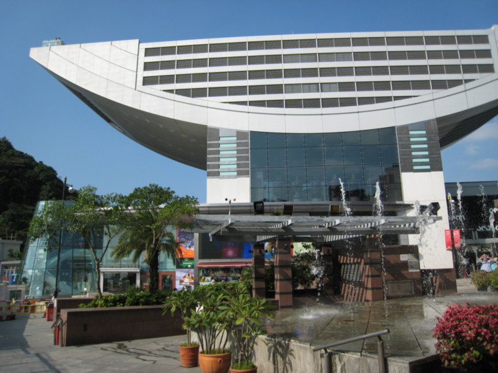 The building with the viewing platform