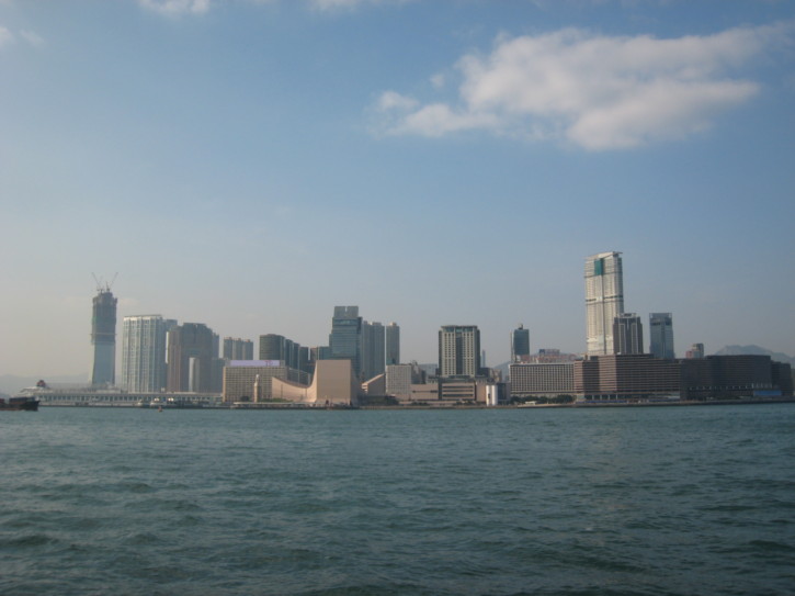 Looking towards Kowloon