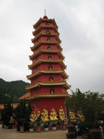 Pavilion at the Temple of Ten Thousand Buddhas