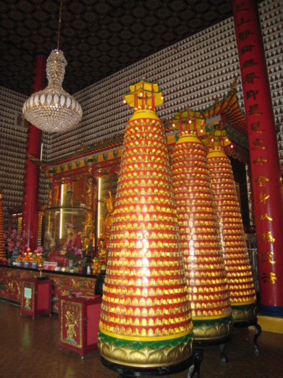 Inside the temple