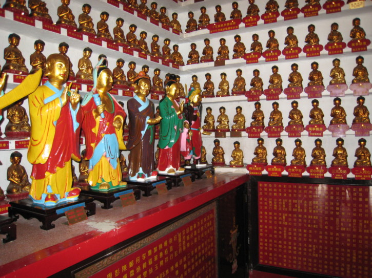 Inside the temple