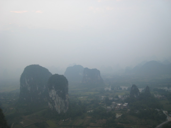 A view from the hot air balloon