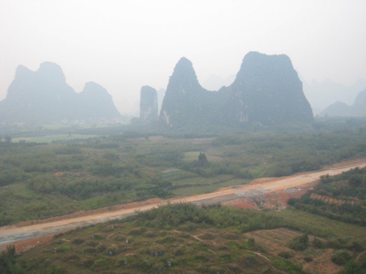 A view from the hot air balloon