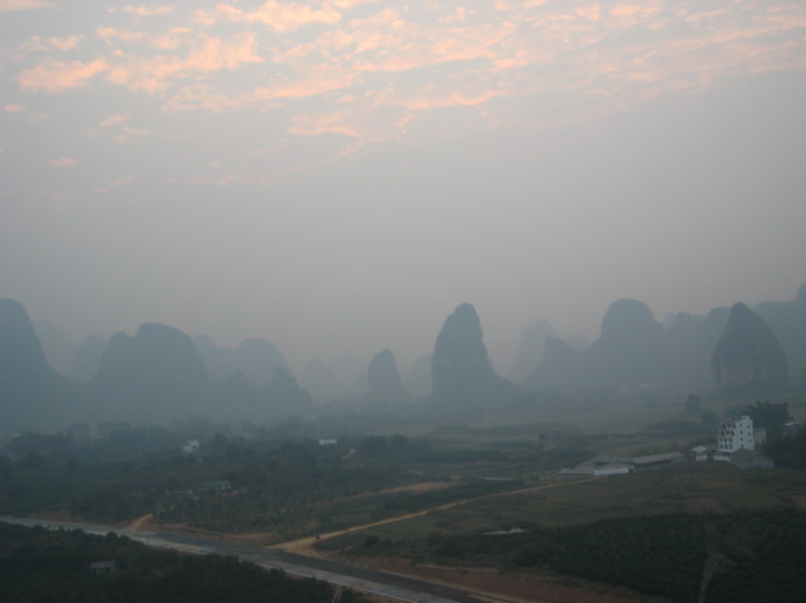 A view from the hot air balloon