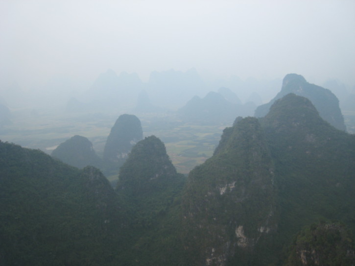 A view from the hot air balloon