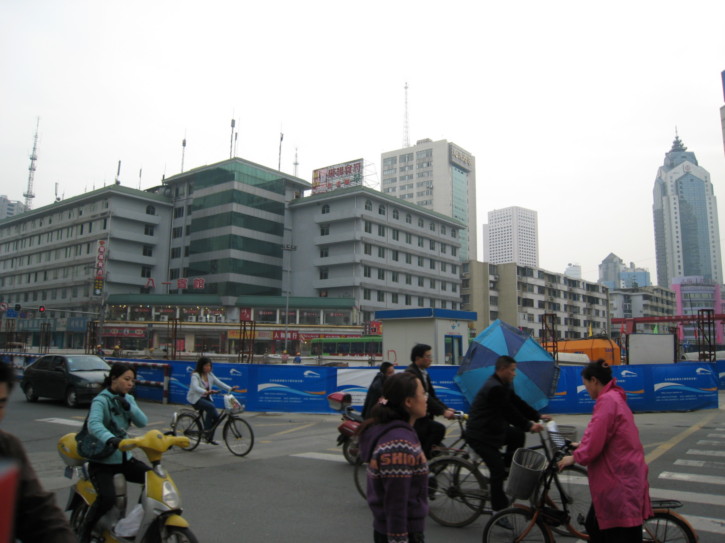 The crazy Chengdu traffic