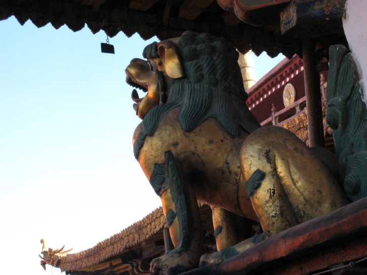 Bronze carving