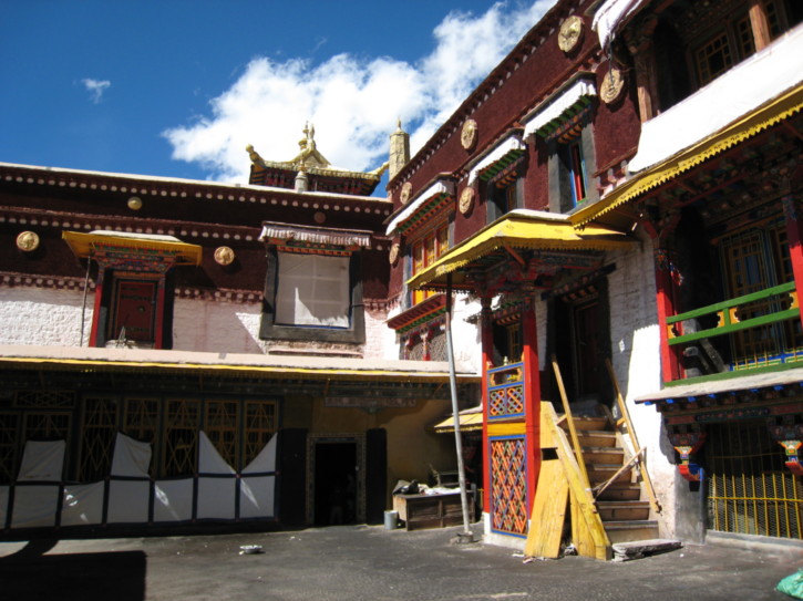 The monastery grounds