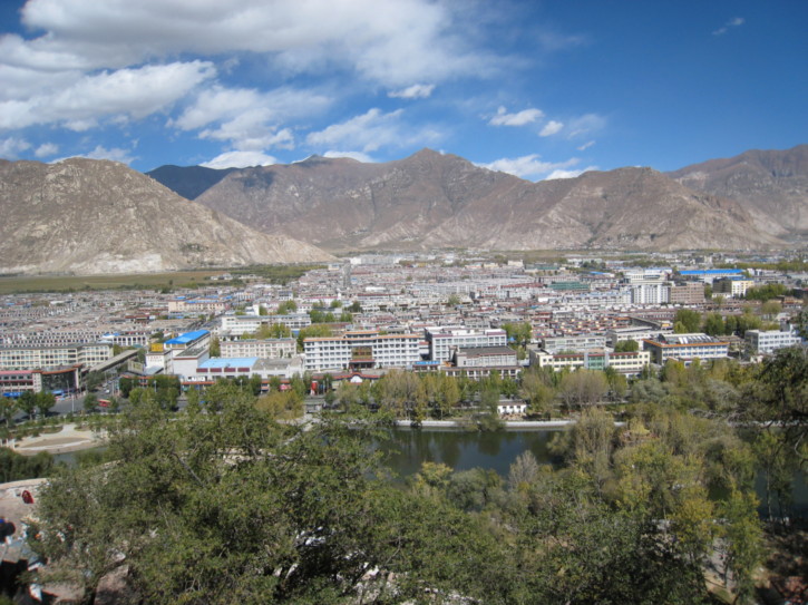 View at the back of the palace