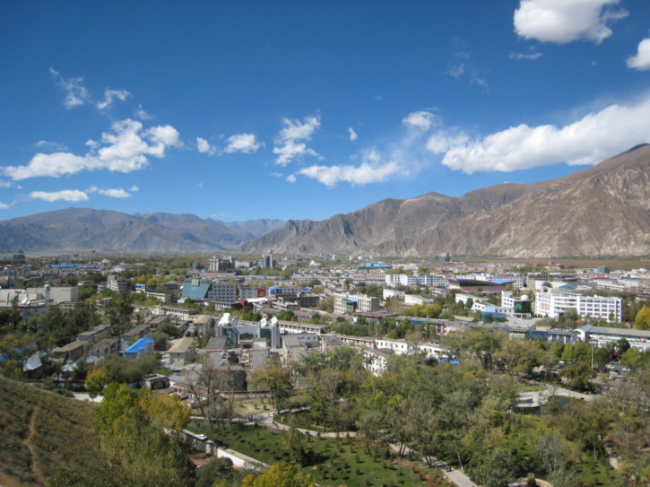 View over Lhasa