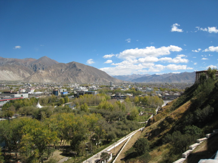 View over Lhasa