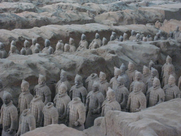 In the first pit