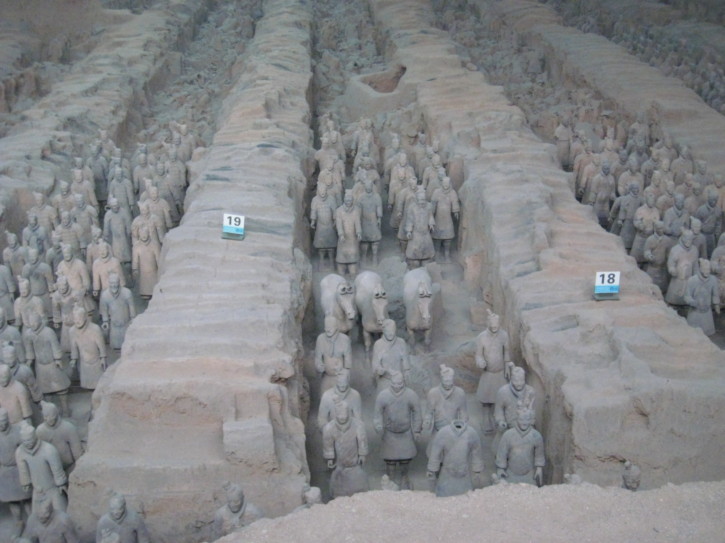 In the first pit