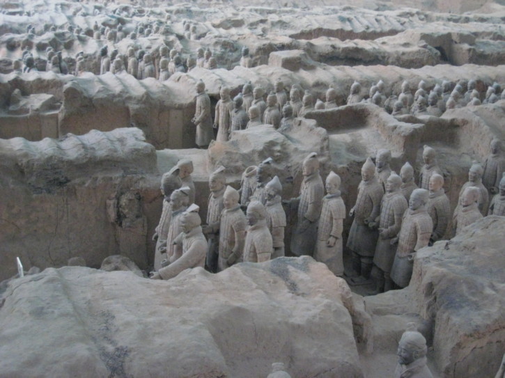 In the first pit