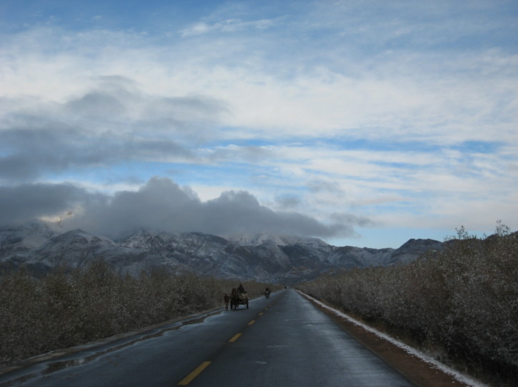 Along the road