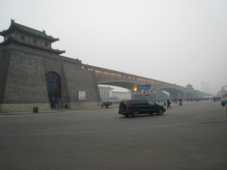 The city wall by day