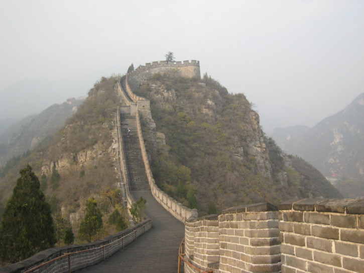 On the western section of the wall