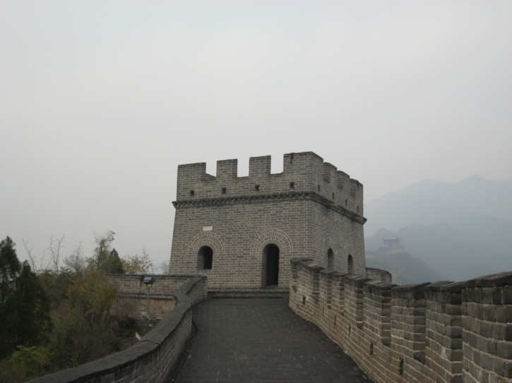 On the western section of the wall