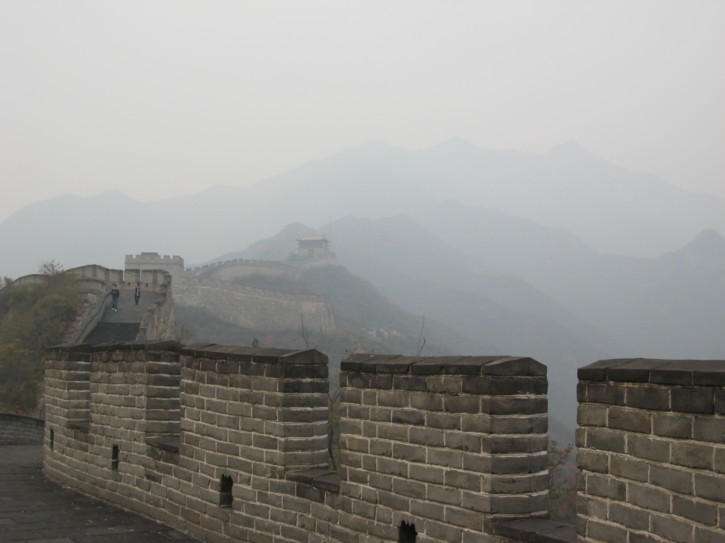 On the western section of the wall