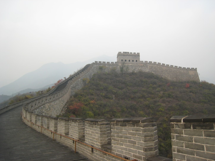 On the western section of the wall