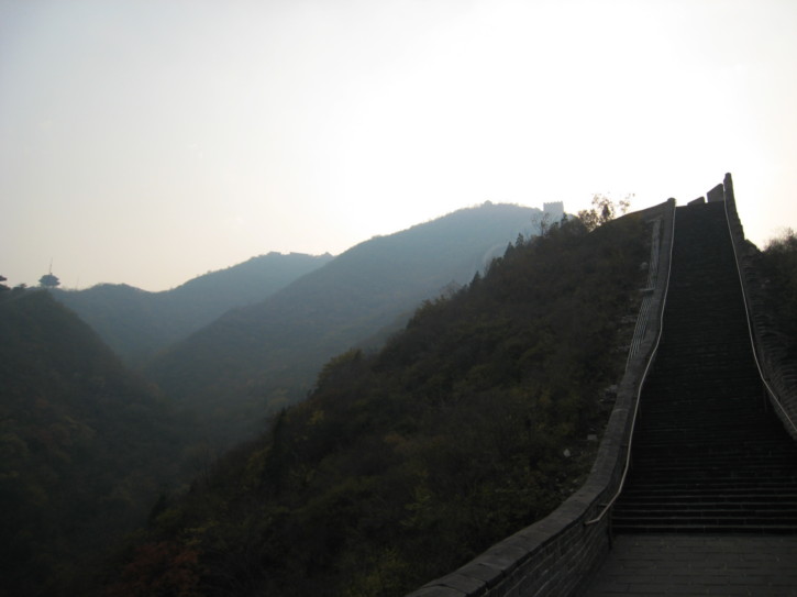 The climb up to the easten part