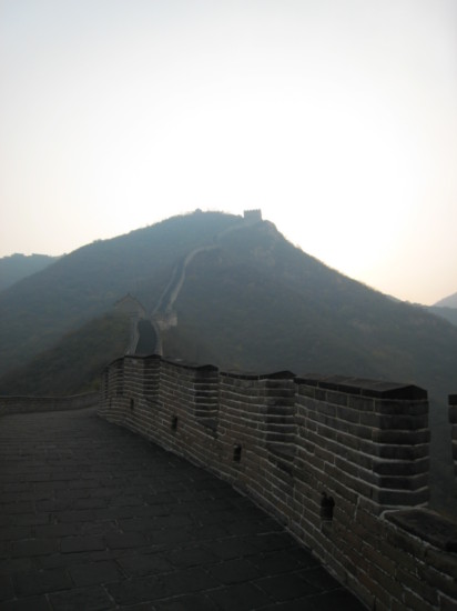 The climb up to the easten part