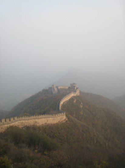 The easten part of the wall