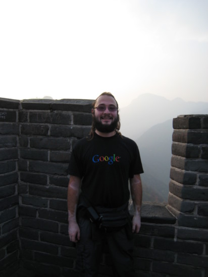 Me at the top tower of the eastern part of the wall