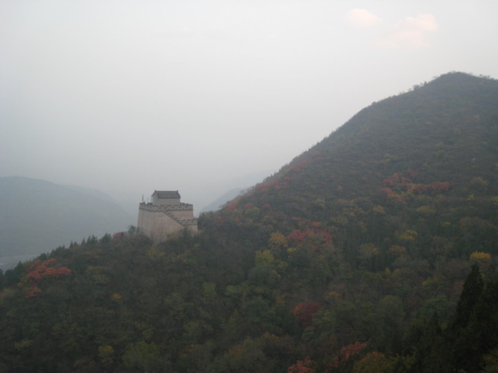Looking to a building in the distance