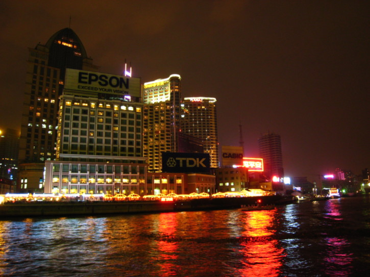 Buildings by the river