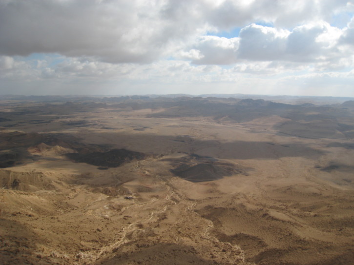 View on the way down
