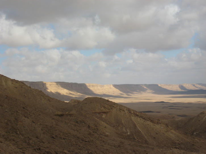 Down in the crater