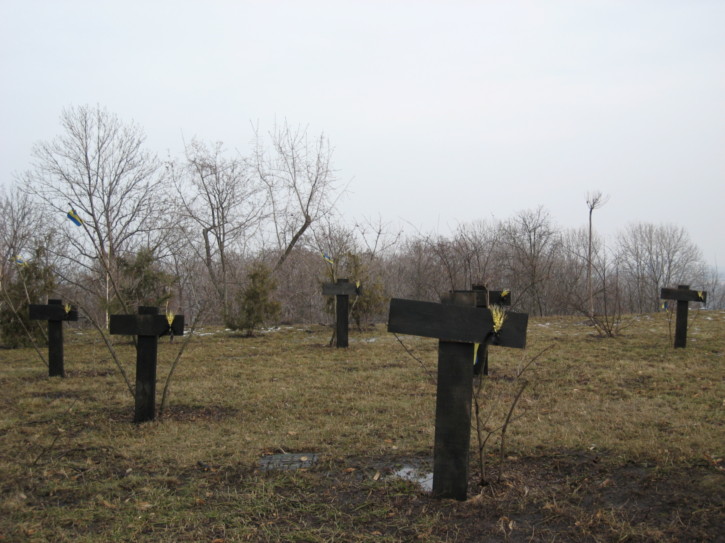 Some of the many memorials