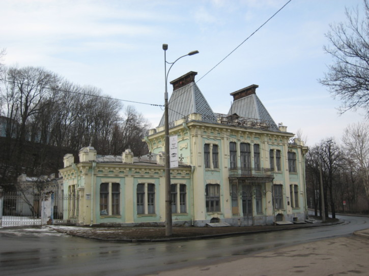 Now derelict building