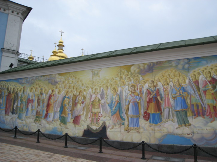 Outside St. Michael's