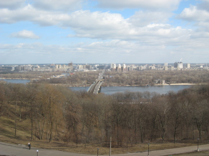 Looking over the river