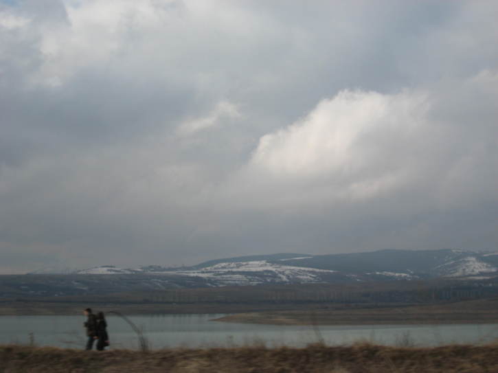 Mountain views from a road near Sofia