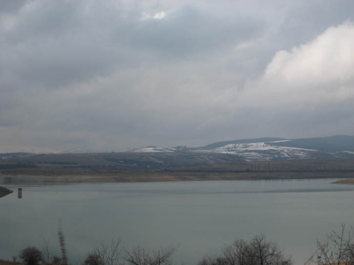 Mountain views from a road near Sofia