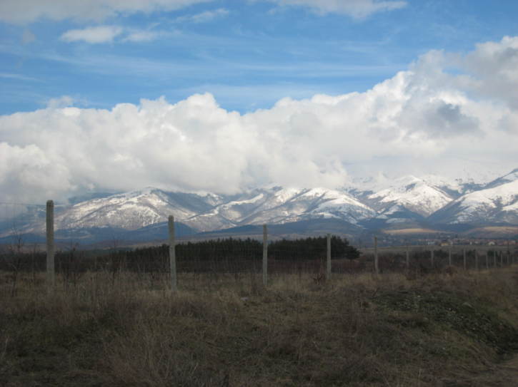 Mountain views approaching Rila