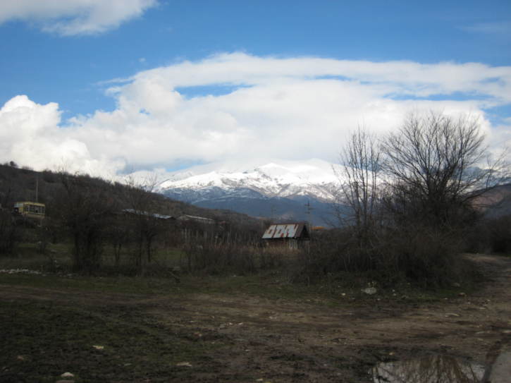 Mountain views approaching Rila