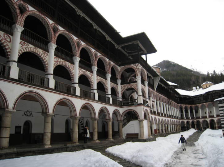 Accommodation area of the monastery