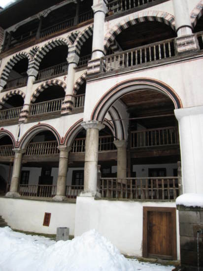 Accommodation area of the monastery