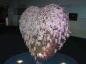 Sculpture in the observation area of the Landmark Tower
