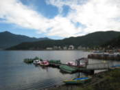 Lake Kawaguchi in the morning