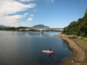 Bridge over Lake Kawaguchi