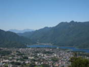 View over Kawaguchi-ko area