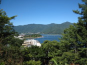 View from small temple near Kawaguchi-ko