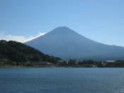 Mount Fuji seen accross Lake Kawaguchi