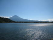 Mount Fuji seen accross Lake Kawaguchi